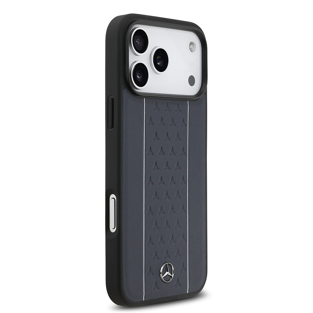 Mercedes Benz iPhone 17 Pro Max Orjinal Lisanslı M-safe Şarj Özellikli Şeritli Yıldız Desenli Metal Logolu Deri Kılıf Mercedes Benz iPhone 17 Pro Max Orjinal Lisanslı M-safe Şarj Özellikli Şeritli Yıldız Desenli Metal Logolu Deri Kılıf